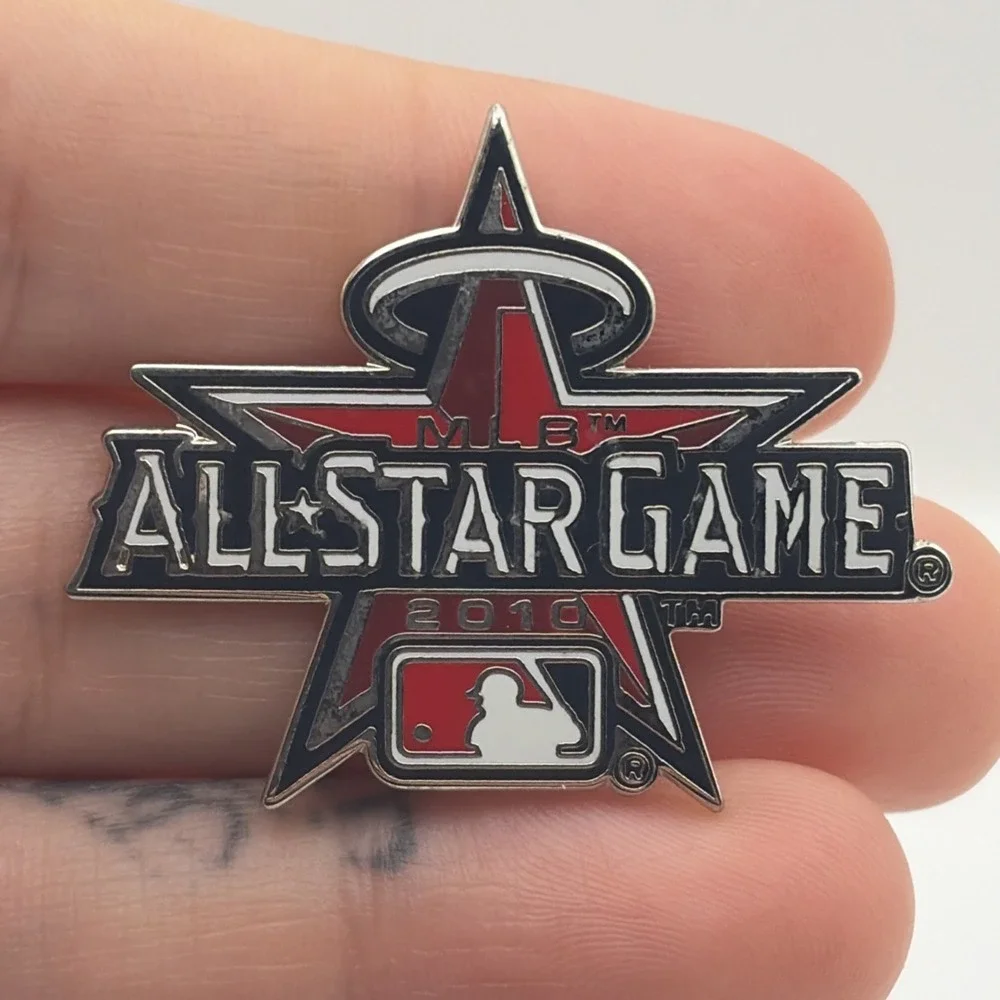 2010 MLB All Star Game ASG Angel Stadium Star Baseball Lapel Hat Pin